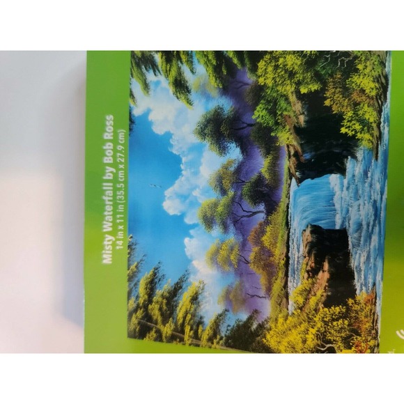 BOB ROSS 3 Puzzle Set! 300 PIECE JIGSAW PUZZLE 14"X11" FREE SHIP Barn lake water - Picture 5 of 7